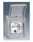 BASE ENCHUFE SCHUCKO ESTANCO SUPERFICIE IP44 SIMON 44432-34