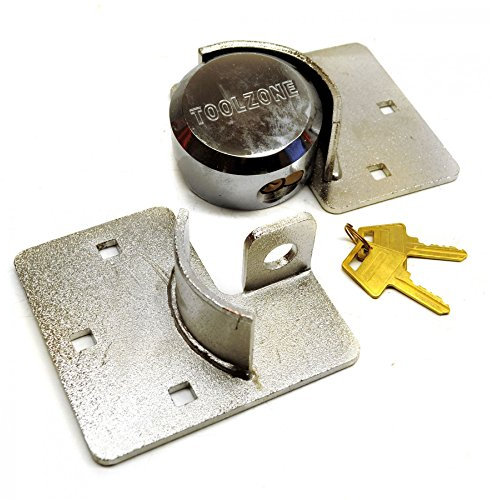 Garage Van Cadenas de sécurité de porte de protection set Lock Hasp Heavy Duty Acier 73mm TE150
