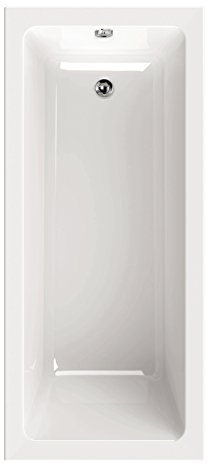 'aquaSu® Acryl - Badewanne linHa I 170 x 75 cm I Weiß I Wanne I Badewanne I Bad I Badezimmer