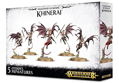Warhammer AoS - Daughters of Khaine Khinerai, Schwarz, 9 x 1.5 x 6 Zoll