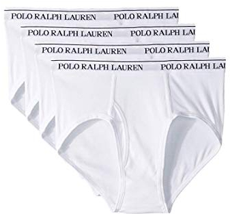 Polo Ralph Lauren Mens Classic Fit w/Wicking 4-Pack Briefs