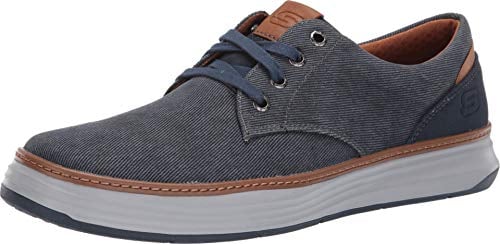 Skechers MORENO EDERSON, Zapatillas para Hombre, Navy Canvas, 41 EU