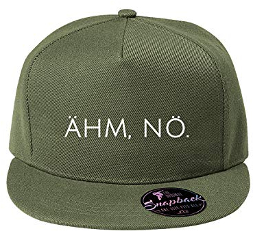 OwnDesigner Ähm nö Cap Reine Farbe Baseball Baseball Cap, Mütze (Cap 464 Khaki)