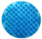 Shower Mat, Round Non-Slip Bath Mat With Suction Cup, Massage Function, Anti-mold and Antibacterial Rubber Shower Mat for Children, With Drainage Holes, Machine Washable (Transparent blue)