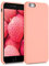 kwmobile Housse Compatible avec Apple iPhone 6 Plus / 6S Plus Coque - Housse de téléphone Protection Souple en TPU Silicone - Rose Pamplemousse