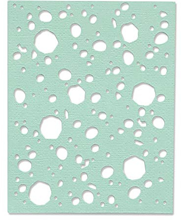 Sizzix Thinlits Stanzschablone 665084 Mondmaske von Olivia Rose Einheitsgröße Cutting dies, Multicolore