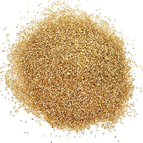Milisten 500 g zerkleinertes Glas, Gold, unregelmäßige Glasspäne, DIY Metallic-Chips 2 mm für Epoxidharz, Nagelkunst, Handyhüllen, Schmuckherstellung, Vasenfüller