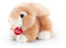 Trudi Coniglio Jeremy sdraiato Coniglietto Peluche Mascotte e animali fattoria. Regalo del Compleanno e Festa Mamma e papà | 16x15x18cm Taglia S | Animali da fattoria | Modello 23559