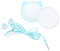 Cuffie in Ear Con Microfono, Cavo Piatto Antigroviglio, Auricolari In-Ear Cuffie Simpatiche Cuffie Cablate Con Custodia