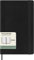 Moleskine Wochenplaner Horizontal 12 Monate 2024, Planer 2024, Großes Format 13x21, Weicher Einband und elastischer Verschluss, Farbe Schwarz