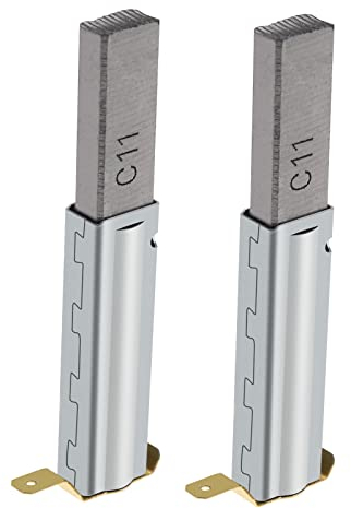 ECSiNG 2 pares (4 piezas) de cepillos de carbono compatibles con aspiradoras industriales de 30/60/70/80/90 L de 11 x 6 x 29 mm