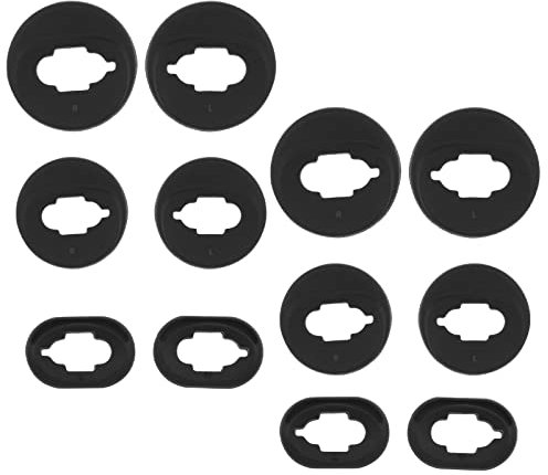 12pcs Embouts pour Écouteurs Remplacement Compatible avec Samsung Galaxy Buds Live 2020 Écouteurs en Silicone Wingtips Taille S M L, Noir
