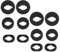 12pcs Embouts pour Écouteurs Remplacement Compatible avec Samsung Galaxy Buds Live 2020 Écouteurs en Silicone Wingtips Taille S M L, Noir