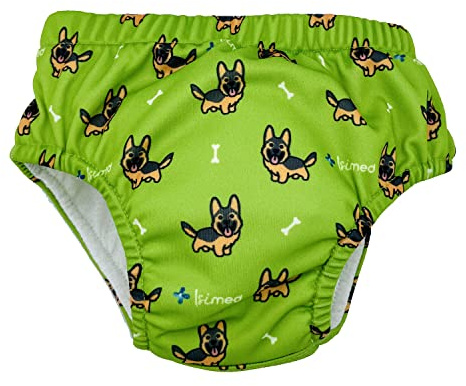 PSS! Pañales de piscina Traje de bebé Pañal de natación Niña Traje de bebé GREEN BUBI M