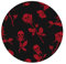 LAMAME Lot de 6 sous-verres en liège en céramique imprimé tête de mort rose pour table basse, décoration de la maison