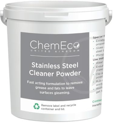 ChemEco UK Stainless Steel Cleaner Powder 1kg