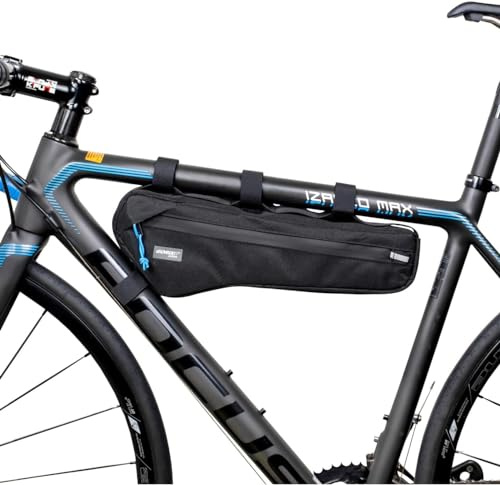 GORIX Fahrradrahmentasche, Oberrohrtasche, dreieckig, wasserdicht (beeinträchtigt den Flaschenhalter nicht), Radfahren, Rennrad (G.NOJAMA)