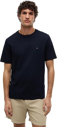 Tommy Hilfiger Herren T-Shirts Kurzarm Essential Regular Fit Rundhalsausschnitt