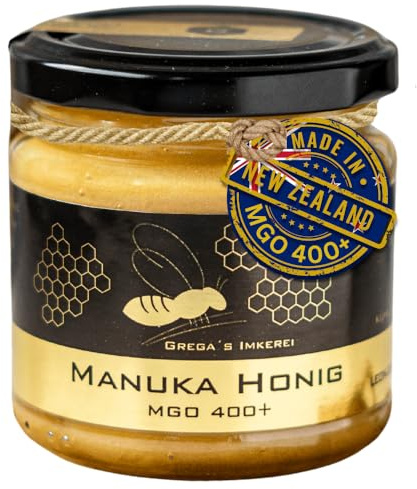 Manuka Honig 250g MGO 400+ cremig Original Neuseeland zertifiziert | Cremiger Manuka aus Neuseeland (MGO 400+). In Deutschland laborgeprüft & zertifiziert. Exklusive Superfood-Qualität.