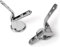 Marco Paul Toilet Seat Fittings, Stainless Steel Chrome Replacement Toilet seat Hinges Compatible with Most Toilet Seats - Universal Toilet seat Replacement Hinges with Fittings (Replacement Hinges)