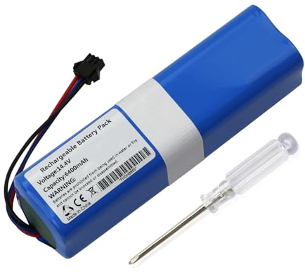 ANTIEE 92.16Wh Vacuum Cleaner Batteria per Xiaomi Cybovac S31 Robots avec Aspirateurs,Replacement for SUN-INTE-181, SUN-INTE-279 Battery 14.4V 6400mAh
