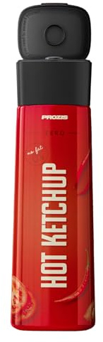 Prozis Salsa Hot Ketchup Zero calorie 355 g - zero grassi - Ketchup Piccante