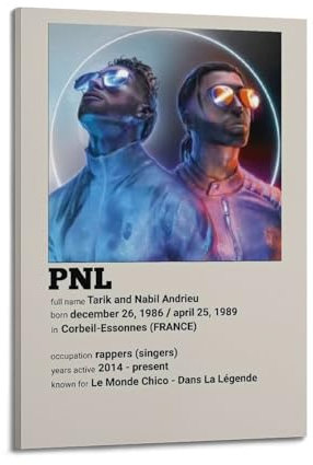 ydhgebn PNL Poster, Wandkunst, Vintage-Poster, dekoratives Gemälde für Schlafzimmer, Wohnzimmer, ästhetisches, elegantes Poster, 20 x 30 cm, Rahmenstil