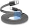Magtame Magnetic Coiled Lightning Cable, 5FT MFi Certified USB A iPhone Charger Cord Fast Charging, Flat Tangle Free iPhone Cable Braided Compatible with iPhone 14 13 12 11 Pro Max XR XS X 8