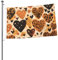 Flagge mit Tier-Leopardenfell-Druck, 60 x 91 cm, Banner, Gartenflaggen, doppelseitig, Haus, Hof, Flagge, Heimwandflaggen für Innen- und Außenbereich, Banner, Party-Dekorationen