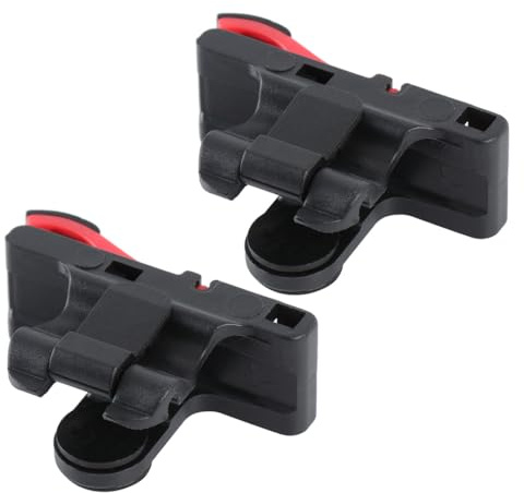 COLLBATH Gaming Auslöser Gamecontroller Mit Kupferinduktion Schnelltasten Handy Gamepad Zubehör Schwarz Rot Für Ego- Und Third-person-shooter Mobile Spiele