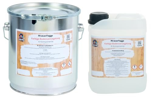 2K Epoxidharz Bodenbeschichtung – Garage, Keller, Industrie - Rutschfest, Langlebig - 2,5 Kg Harz & Härter Set in RAL 7023 Betongrau - Premium Qualität