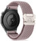 SeNool Nylon 22mm Correa para Xiaomi Watch S4/Redmi Watch 5 Active/Redmi Watch 5 Lite/Watch S3, Deportiva Metal Hebilla Repuesto Band para Huawei Watch GT 5 46mm/GT 5 Pro 46mm/GT 4 46mm-Púrpura
