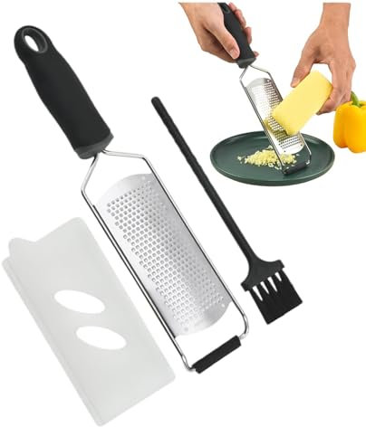 xowwyue Handkäsereibe, Käsereibe aus Edelstahl | Robuste Käsereibe und Zerkleinerer mit rutschfestem Griff,Ergonomisches Slicer-Zester-Werkzeug für Zitrone, Kartoffel, Butter