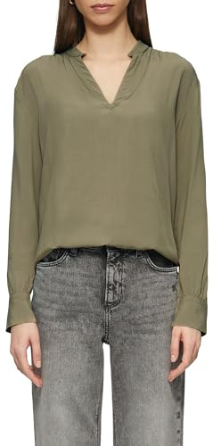 QS Viskosebluse mit Smok-Detail an der Schuler
