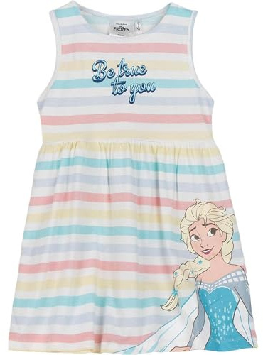 CERDÁ LIFE'S LITTLE MOMENTS Mädchen Kleid Elegantes und Bequemes Design mit Lebendigen Farben und Bezaubernden Drucken von Disney Kleid, Stitch Mehrfarbig, 6 Jahre