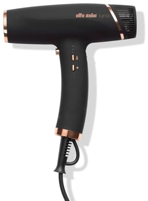 Alfa Italia Luna Hybrid Pro Smart Dryer - Black & Rose Gold