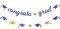 Pargleev Congrats Grade Glitter Banner 2025 Graduation Congratulations Party Dekorationen Blau