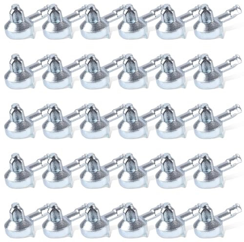 BOXOB 30pcs Chevilles de Support d'Étagère Rechange, en Alliage de Zinc Compatibles avec 131372 Billy Bookcase