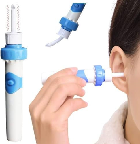 Ear Wax Removal Kit, Mute Earwax Remover, Ear Vacuum Cleaner Machine,Combines Powerful Suction and Soft Silicone Tips, Ear Picking for Adults and Children