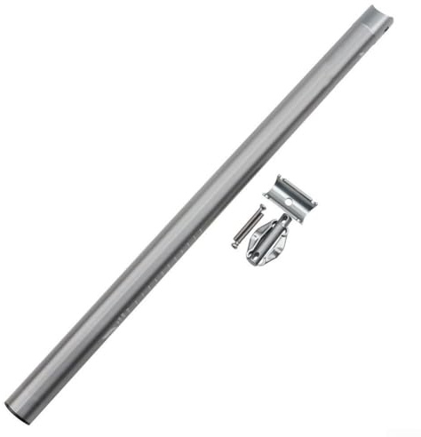 Jotekonoby Cnc Mach Sattelstütze aus Aluminiumlegierung für Brompton, zusammenklappbar, 339 x 600 mm, kompatibel mit Dahon Fengxing und anderen faltbaren Mountainbikes (Silber)