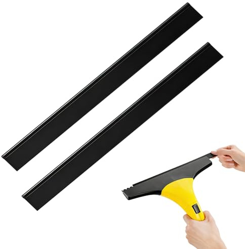 Ruvan 2 Piezaslabios De Goma De Repuesto Para Kärcher, 280mm Repuestos De Limpiacristales De Goma Compatibles Con WV1 WV2 WV5 WV50 WV55 WV60 WV75, Repuestos Limpiacristales Compatibles