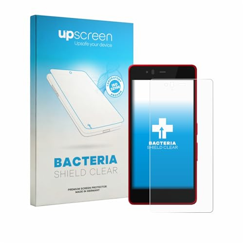 upscreen Antibakterielle Schutzfolie für Fujitsu Arrows M04 Klare Displayschutz-Folie