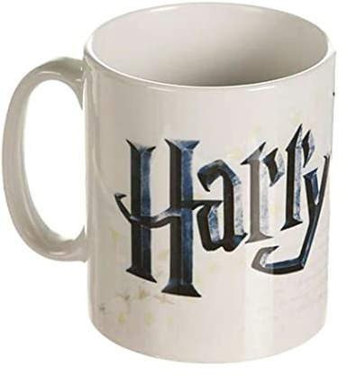 Harry Potter Ceramic Mug with Official Logo and Hogwarts Crest in Presentation Box - Official Merchandise