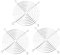 sourcing map 3Pcs 120mm 4.7 métal Ventilateur Garde Protecteur Gril pour PC Ventilateur