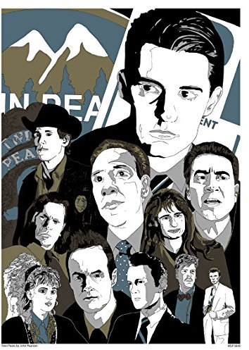 onthewall Twin Peaks Poster Kunstdruck von John Pearson (MSP 0049)