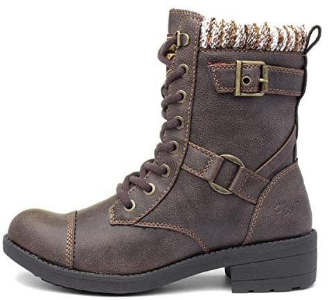 Rocket Dog Womens/Ladies Thunder Biker Boots (7 UK) (Brown Galaxy)
