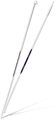 Prym 190409 Jackenstricknadeln Ergonomics 40 cm 6,00 mm, Alabasterweiß