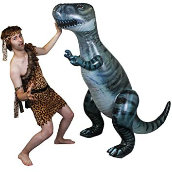 I LOVE FANCY DRESS Dinosaurio Inflable con Formato T-Rex con 243CM DE Longitud Inflable Fiestas TEMATICAS DE Verano