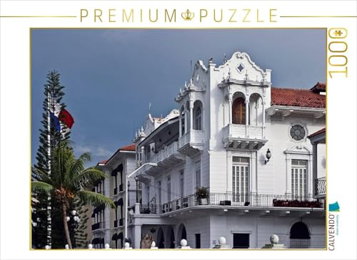 CALVENDO Puzzle Panama City, Präsidentenpalast | 1000 Teile Lege-Größe 64 x 48 cm Foto-Puzzle für glückliche Stunden
