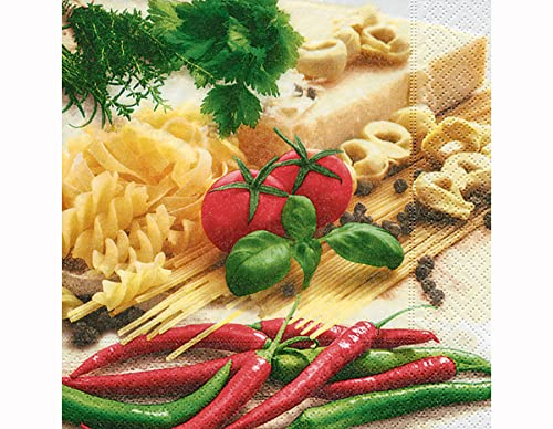PAPER + DESIGN Lunchservietten Design Nudeln Pasta